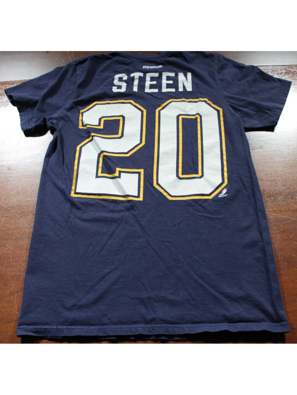 St. Louis Blues Alexander Steen T-Shirt S NHL Hockey Shirt Arch Logo 3rd Jersey